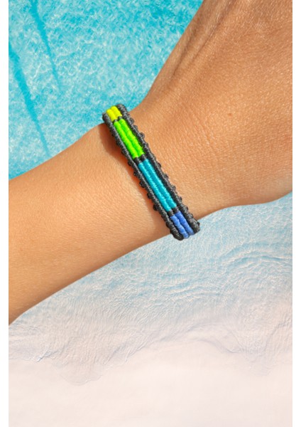 Renkli Makrome Bileklik Waterproof