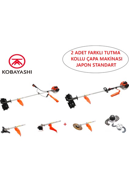 Japon Yan Tırpan Toprak Çapalama Makinası 5,7 Hp 63 cc 2 Yılgarantilidir