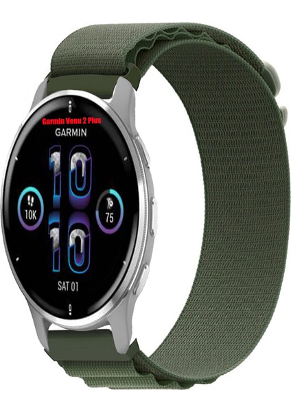 Garmin Venu2 Plus ile Uyumlu Kordon Alpine Loop Döngü Spor Kayış