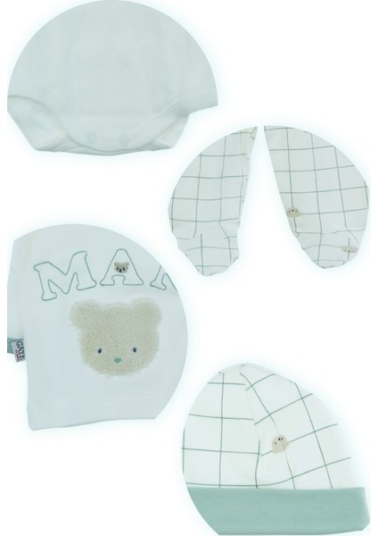 Erkek Bebek Yeni Doğan Takımı 10 Lu Set 0-3 Aylık %100 Organik Pamuk Yumuşak OPEB25BBLMOD50 fırsatları