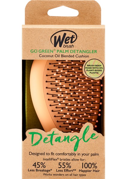 Go Green Palm Detangler Hindistan Cevizi Yağlı Saç Fırçası fiyatları