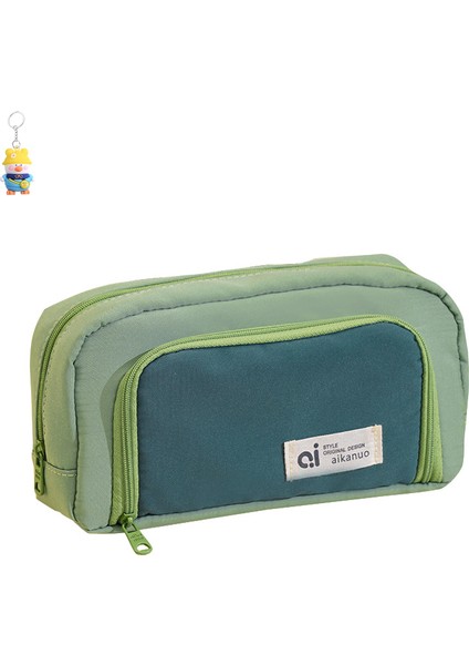 Kalem Kutusu Büyük Kapasiteli Ekstra Büyük Çok Fonksiyonlu Çift Katmanlı Basit Depolama Öğrenci Taşınabilir Fermuar Çok Amaçlı (Yurt Dışından)