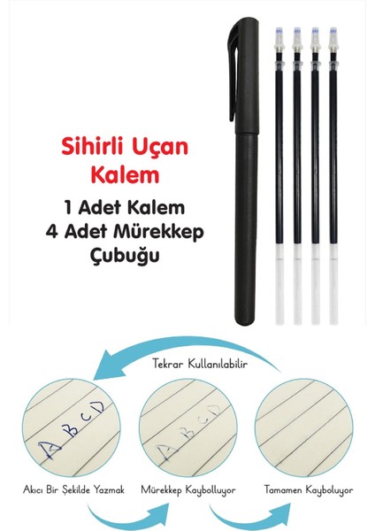 Çocuklar Için Sihirli Kalemler Kaybolan Mürekkep Kalemleri Yeniden Kullanılabilir Kalemler