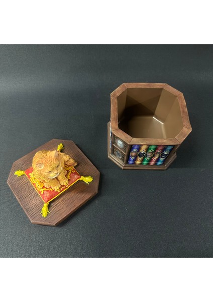 Kedilere Deli Takı Kutusu Veronese Design Kedi Severlere Hediye Takı Kutusu