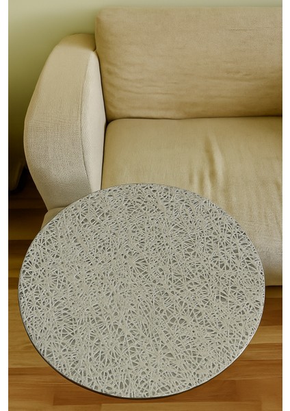 Yuvarlak Pvc Dantelli Sehpa Örtüsü Çeyizlik Dekoratif Kaliteli Lüx Dekoratif Masa Örtüsü fırsatları