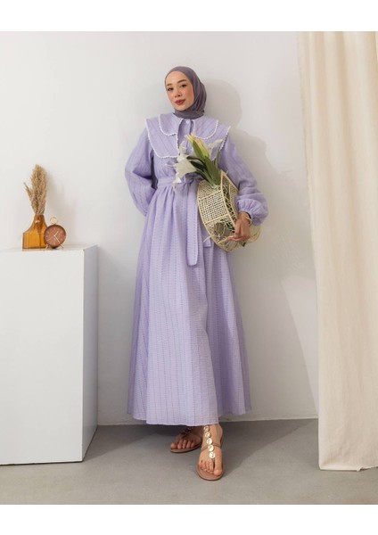 Bebe Yaka Detaylı Elbise MR6002 fiyatları