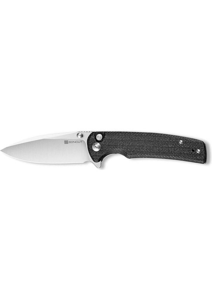 Sachse Flipper & Button Lock & Thumb Stud Knife Micarta Handle Çakı