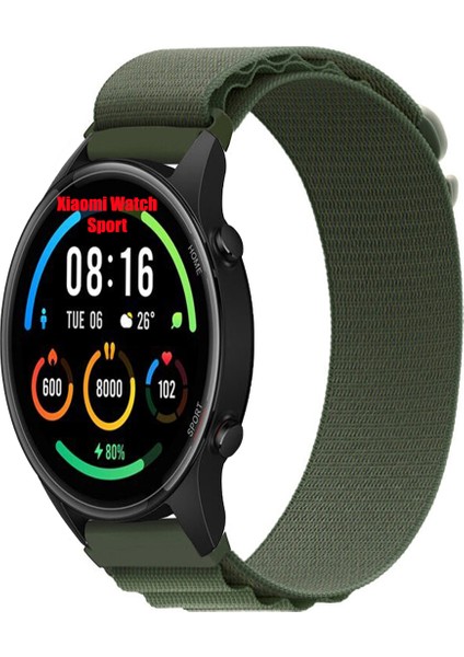 Xiaomi Watch Sport ile Uyumlu Kordon Alpine Loop Döngü Spor Kayış