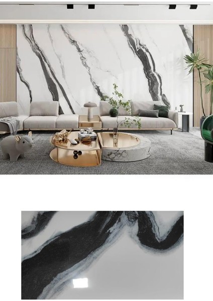 Kendinden Yapışkanlı 1 Adet 30X60CM Doğal Mermer Desenli Esnek Banyo Wc Duvar Paneli Kağıdı BS8079-A modelleri