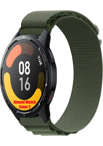 Xiaomi Watch Color , Color 2 ile Uyumlu Kordon Alpine Loop Döngü Spor Kayış