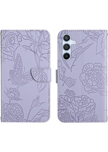 Samsung Galaxy S25 Fe 5g Için Kabartmalı Pu Kılıf (Yurt Dışından)