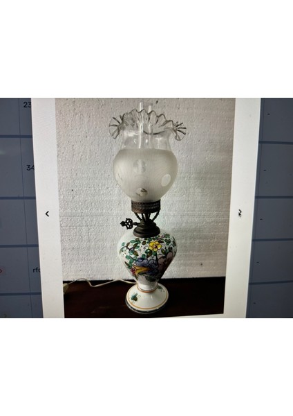 41 cm Boyunda Avrupa Porselen Abajur