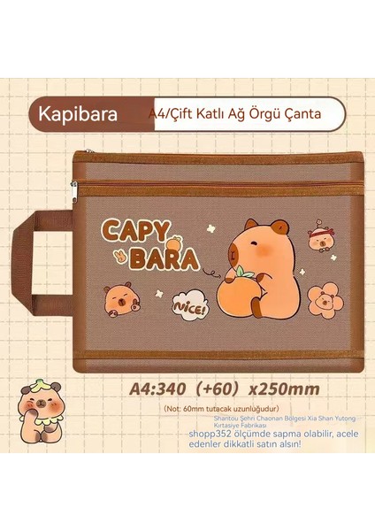 Kapipbala Şeffaf Örgü Çift Kalem Çantası (Yurt Dışından) modelleri