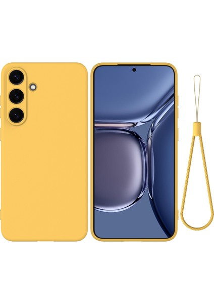 Samsung Galaxy S25 5g Için Sıvı Silikon Telefon Kılıfı (Yurt Dışından)