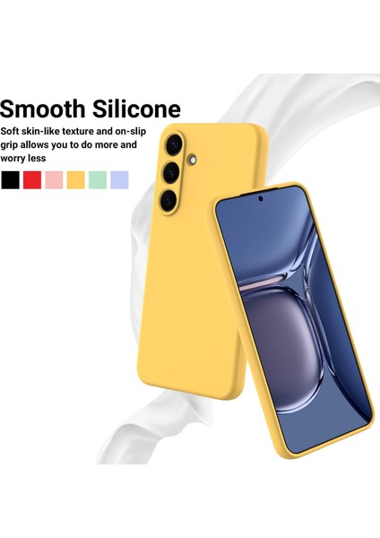 Samsung Galaxy S25 5g Için Sıvı Silikon Telefon Kılıfı (Yurt Dışından) modelleri