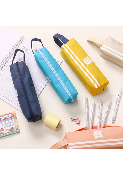 Minimalist Taşınabilir Oxford Kumaş Büyük Kapasiteli Kırtasiye Depolama Kalem Çantası (Yurt Dışından) indirimleri