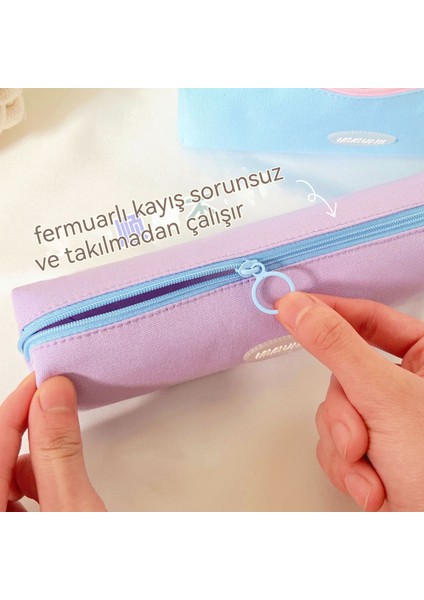 Şeker Renkli Büyük Kapasiteli Basit Moda Kırtasiye Çantası (Yurt Dışından) indirimleri