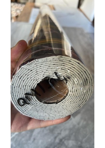 120CMX300CM Tek Parça Yapışkanlı Rulo Gold Çizgili Mermer Desenli Duvar Paneli Kağıdı Beykent QM0134 indirimleri