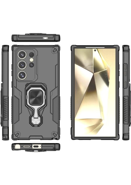 Samsung Galaxy S24 Ultra 5g Için Yüzük Tutucu Telefon Kılıfı (Yurt Dışından) modelleri