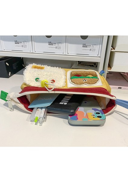 Bear Burger Sevimli Öğrenci Kırtasiye Kalem Kutusu (Yurt Dışından) fiyatları