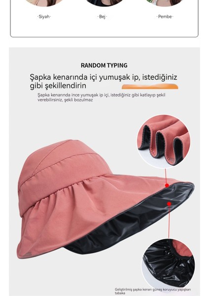 Uv Işınlarına Dayanıklı Vahşi Hava Üstü Güneş Güneş Şapkası (Yurt Dışından) modelleri