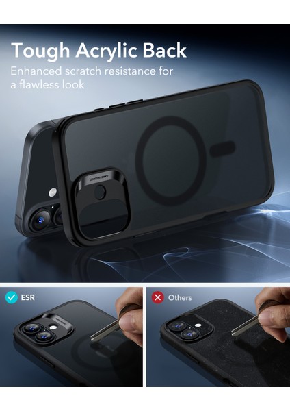 Iphone 16 Plus Halolock Magsafe Classic Hybrid Stantlı Silikon Kılıf + Ekran Koruyucu Set fiyatları