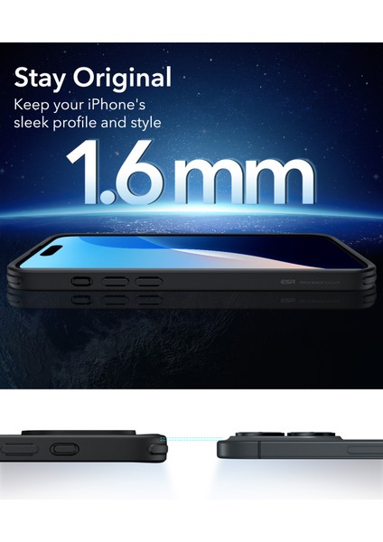 Iphone 16 Plus Halolock Magsafe Classic Hybrid Stantlı Silikon Kılıf + Ekran Koruyucu Set indirimleri