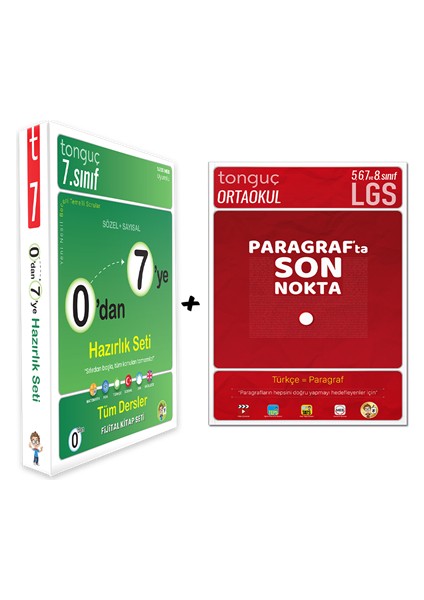 0'dan 7'ye Konu Anlatımlı Soru Bankası Seti-Paragrafta Son Nokta Paketi