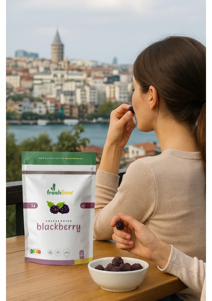 8`li Avantaj Paket Böğürtlen Kuru Meyve Cipsi - 160 gr