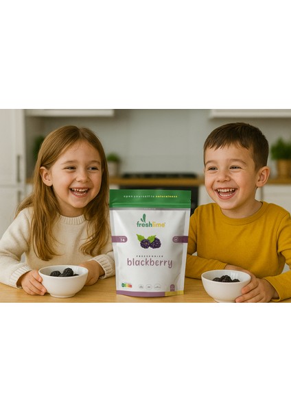 8`li Avantaj Paket Böğürtlen Kuru Meyve Cipsi - 160 gr