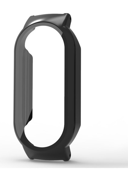 Xiaomi Smart Band 8/smart Band 8 Nfc Sert Pc Kılıfı ve Temperli Cam Ekran Koruyucu - Siyah (Yurt Dışından)