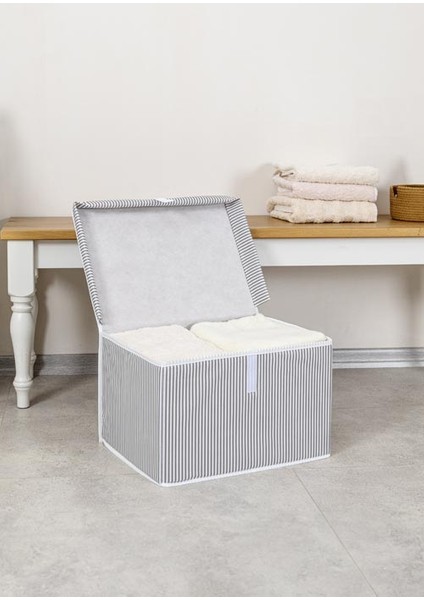 2 Adet Çok Amaçlı Kutu Mini Organizer Düzenleyici Gri 40*30*26 cm fiyatları