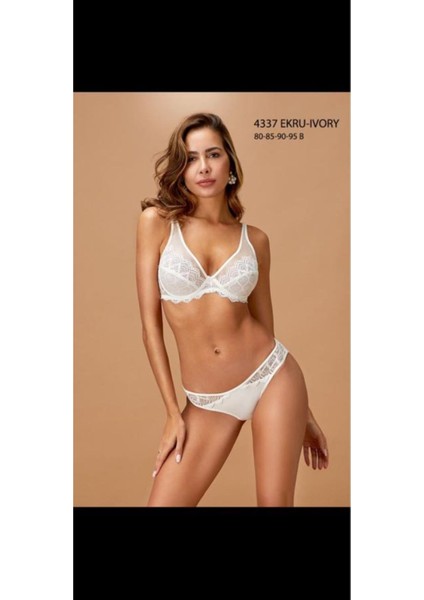 NT4337 Nurteks Boş Dantelli Sütyen Külot Takımı