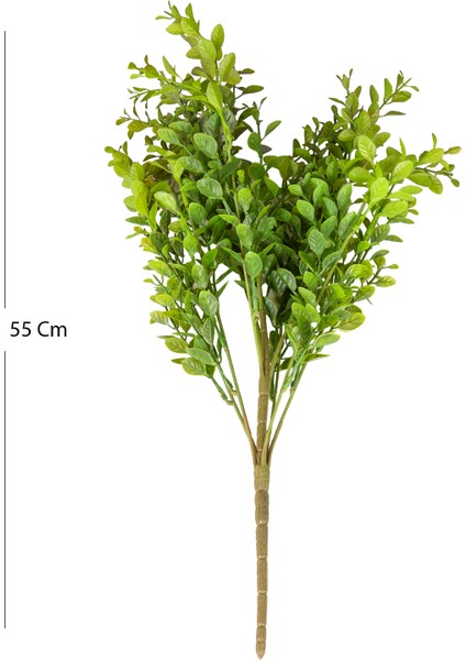 Yapay Bitki Şimşir Demet Kızıl/yeşil 55 Cm. fırsatları