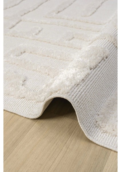 Krem Renk Modern Dokuma Halı Yolluk Antre Oturma Odası Salon Mutfak Halısı fırsatları