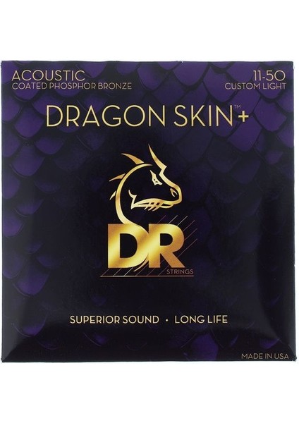 Dap-11 Dragon Skin+ Phosphor Bronze Akustik Gitar Teli (Custom