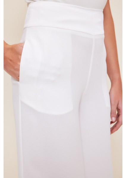Geniş Paça Pantolon Kemik 153L9081000 modelleri