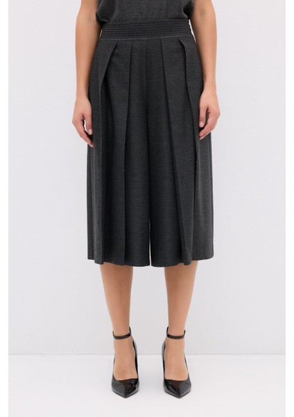 Pileli Bol Paça Pantolon Antrasit 15344318000 fiyatları