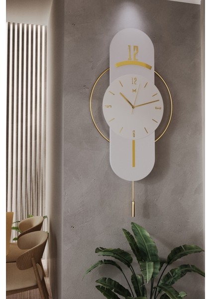 Beyaz Milano E x C L U S I V E (Beyaz Lake) - Quartz Mekanizmalı - Duvar Saati