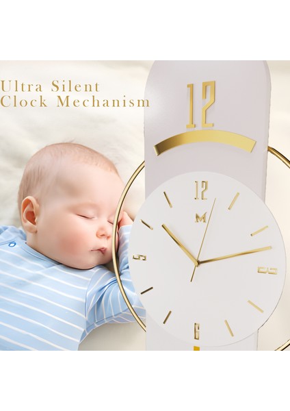 Beyaz Milano E x C L U S I V E (Beyaz Lake) - Quartz Mekanizmalı - Duvar Saati modelleri