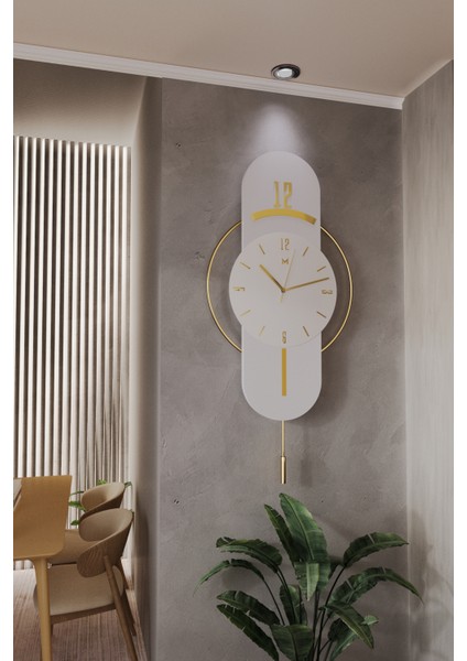 Beyaz Milano E x C L U S I V E (Beyaz Lake) - Quartz Mekanizmalı - Duvar Saati