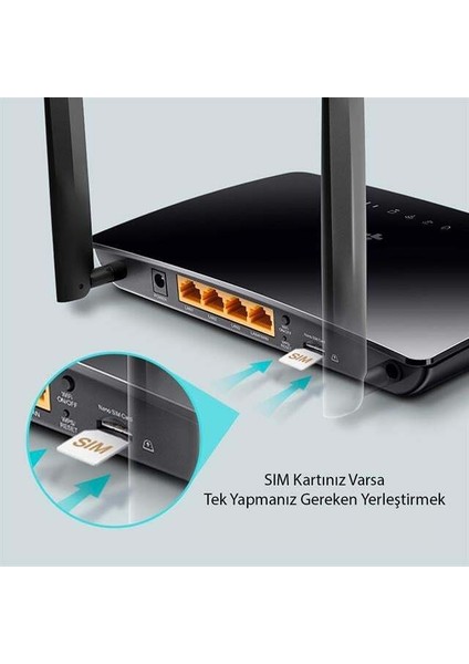 Archer MR400 AC1200 Mbps 4G/3G LTE SIM Destekli Yuvası Çift Bant 10/100 Port Kablosuz Router modelleri