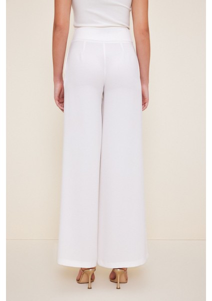 Geniş Paça Pantolon Kemik 153L9081000 indirimleri