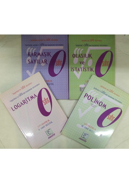 Karekök Yayıncılık Olasılık ve Istatislik+Polinom+Karmaşık Sayılar+Logaritma (11. Sınıf Destek)