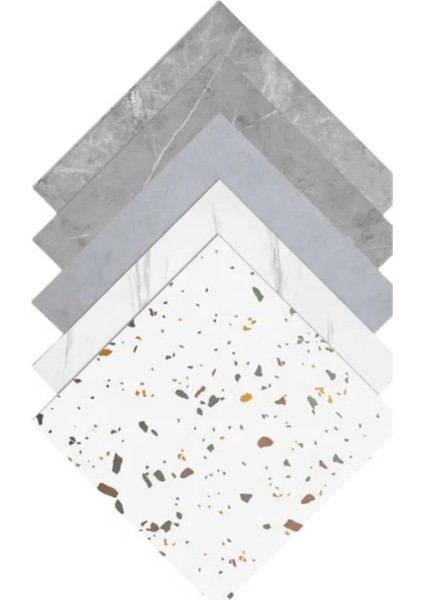 Popüler Benekli Yapışkanlı Yer Zemin ve Duvar Kaplama Paneli Arkası Kauçuklu 60X60CM Floor Pvc 609 modelleri