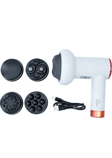 5 Başlıklı, 6 Titreşim Modlu Vücut Şekillendirme Masaj Aleti