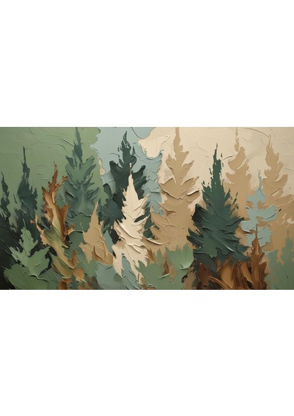 Soyut Tablo Toprak Hissi Doğa Temalı 01 Çerçevesiz 90X60CM Pvc Tablo fiyatları