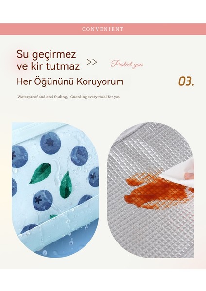 Taşınabilir Bento Çantası Büyük Kapasiteli Öğle Yemeği Öğle Yemeği Kutusu Çantası Büyük Kapasiteli (Yurt Dışından) fiyatları