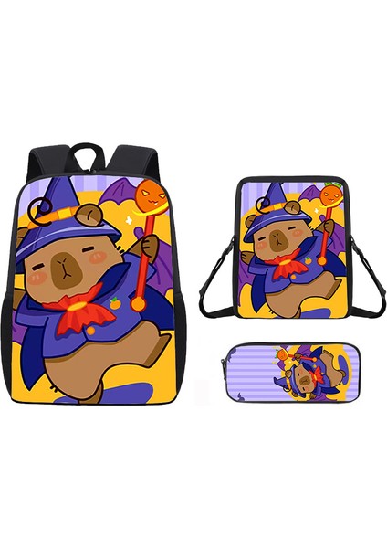 Kapibala Katong Öğrenci Okul Çantası Büyük Kapasiteli Sırt Çantası Hafif Sırt Çantası Omuz Çantası Kalem Çantası (Yurt Dışından)