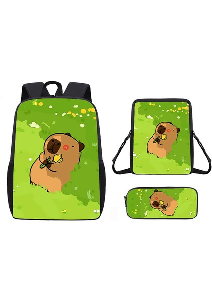 Kapibala Katong Öğrenci Okul Çantası Büyük Kapasiteli Sırt Çantası Hafif Sırt Çantası Omuz Çantası Kalem Çantası (Yurt Dışından)